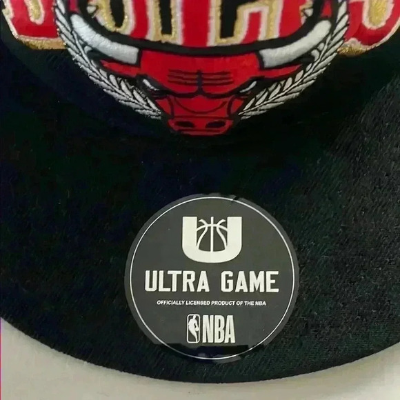 NWT Chicago Bulls Ultra Game NBA Black Cap - Picture 4 of 4